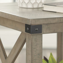 Load image into Gallery viewer, Aldwin - Rectangular End Table - Crossbuck Styling - Gray
