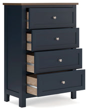 Load image into Gallery viewer, Landocken - Four Drawer Chest - Brown / Blue

