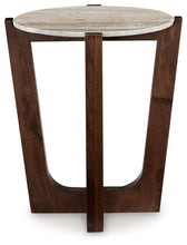 Load image into Gallery viewer, Tanidore - Round End Table - Warm Brown
