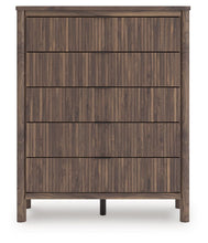 Load image into Gallery viewer, Pamytta - Five Drawer Wide Chest - Brown
