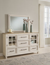 Load image into Gallery viewer, Shaybrock - Dresser And Mirror - Antique White / Brown
