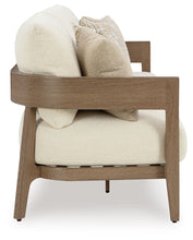 Load image into Gallery viewer, Serene Bay - Sofa With Cushion - Dark Brown / White
