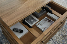 Load image into Gallery viewer, Sharlance - Lift Top Cocktail Table - Light Brown
