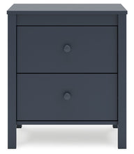 Load image into Gallery viewer, Simmenfort - Two Drawer Night Stand - Navy Blue
