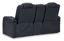 Load image into Gallery viewer, Fyne-dyme - Power Reclining Loveseat With Console/Adj Hdrst
