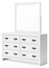 Load image into Gallery viewer, Binterglen - Dresser And Mirror - White
