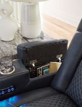 Load image into Gallery viewer, Fyne-dyme - Power Reclining Loveseat With Console/Adj Hdrst
