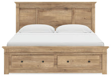 Load image into Gallery viewer, Makidern - Panel Storage Bed With Storage Footboard
