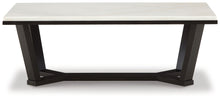 Load image into Gallery viewer, Fostead - Rectangular Cocktail Table - White / Espresso
