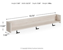 Load image into Gallery viewer, Socalle - Wall Mounted Coat Rack w/Shelf - Light Natural
