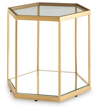 Load image into Gallery viewer, Veerwick - Accent Cocktail Table - Gold Finish
