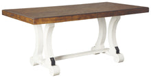Load image into Gallery viewer, Valebeck - Rectangular Dining Room Table - White / Brown
