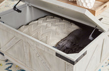 Load image into Gallery viewer, Carynhurst - Cocktail Table with Storage - Whitewash
