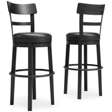 Load image into Gallery viewer, Valebeck - Tall Upholstered Swivel Barstool
