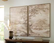 Load image into Gallery viewer, Stormish - Wall Art Set (Set of 2) - Beige / Brown
