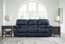Load image into Gallery viewer, Leesworth - 3 Pc. - Power Reclining Sofa, Power Reclining Loveseat, Power Rocker Recliner - Ocean
