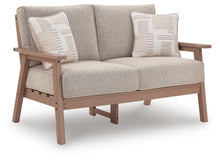 Load image into Gallery viewer, Grover Beach - Loveseat With Cushion - Driftwood
