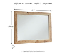 Load image into Gallery viewer, Hyanna - Bedroom Mirror - Tan Brown
