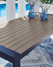 Load image into Gallery viewer, East Beach - Rectangular Dining Table With Umbrella Option - Blue
