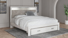 Load image into Gallery viewer, Altyra - King Upholstered Storage Bed - White
