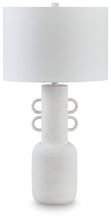 Load image into Gallery viewer, Perringhill - Metal Table Lamp - Distressed White
