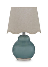 Load image into Gallery viewer, Byronburg - Ceramic Table Lamp - Blue / Beige
