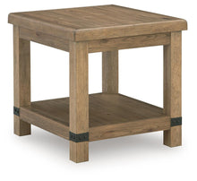 Load image into Gallery viewer, Ridgester - Rectangular End Table - Light Brown
