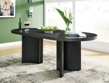 Load image into Gallery viewer, Rowanbeck - Oval Dining Room Table - Black
