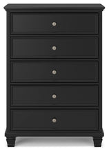 Load image into Gallery viewer, Lanolee - Five Drawer Chest - Black
