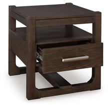 Load image into Gallery viewer, Breckington - Square End Table - Dark Brown
