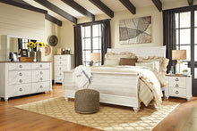 Load image into Gallery viewer, Willowton - Five Drawer Chest - Brown / Beige / White
