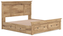 Load image into Gallery viewer, Makidern - Panel Storage Bed With Under Bed Storage Unit And Storage Footboard
