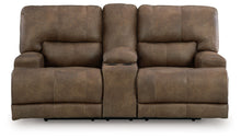 Load image into Gallery viewer, Beckley Place - Power Reclining Loveseat With Console / Adjustable Headrest - Earth
