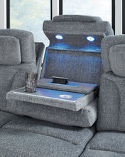 Load image into Gallery viewer, Studio Cave - Power Reclining Sofa - Steel
