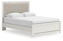 Load image into Gallery viewer, Zuraleus - Upholstered Panel Platform Bed With Roll Slats
