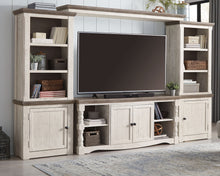 Load image into Gallery viewer, Havalance - 4 Pc. - Entertainment Center - 67" TV Stand - Brown / Beige
