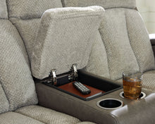 Load image into Gallery viewer, WhipLash - Power Reclining Loveseat With Console / Adj Headrest - Sisal
