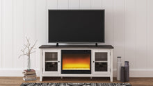 Load image into Gallery viewer, Dorrinson - TV Stand With Fireplace Insert
