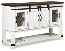 Load image into Gallery viewer, Valebeck - Dining Room Server - White / Brown
