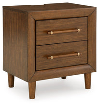 Load image into Gallery viewer, Lyncott - Two Drawer Night Stand - Brown

