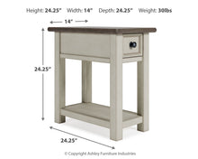 Load image into Gallery viewer, Bolanburg - Chair Side End Table
