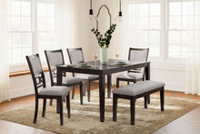 Load image into Gallery viewer, Langwest - Dining Room Table Set (Set of 6) - Brown
