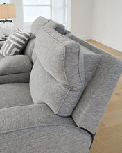 Load image into Gallery viewer, Biscoe - Power Reclining Loveseat With Console /Adj Headrest - Pewter
