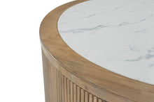 Load image into Gallery viewer, Camdill - Round Cocktail Table - Light Brown / White
