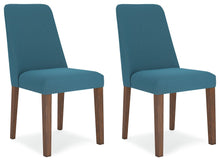 Load image into Gallery viewer, Lyncott - Dining Uph Side Chair (Set of 2) - Blue / Brown
