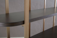 Load image into Gallery viewer, Brentmour - Bookcase - Brown / Gold Finish
