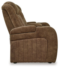 Load image into Gallery viewer, Wolfridge - Power Reclining Loveseat With Console /Adj Hdrst - Brindle
