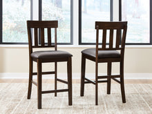 Load image into Gallery viewer, Haddigan - Upholstered Barstool (Set of 2) - Dark Brown
