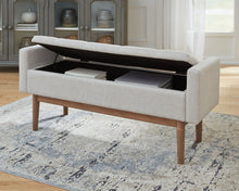 Load image into Gallery viewer, Briarson - Storage Bench - Beige / Brown
