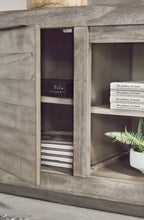 Load image into Gallery viewer, Naydell - 92" TV Stand with Wide Fireplace Insert - Gray
